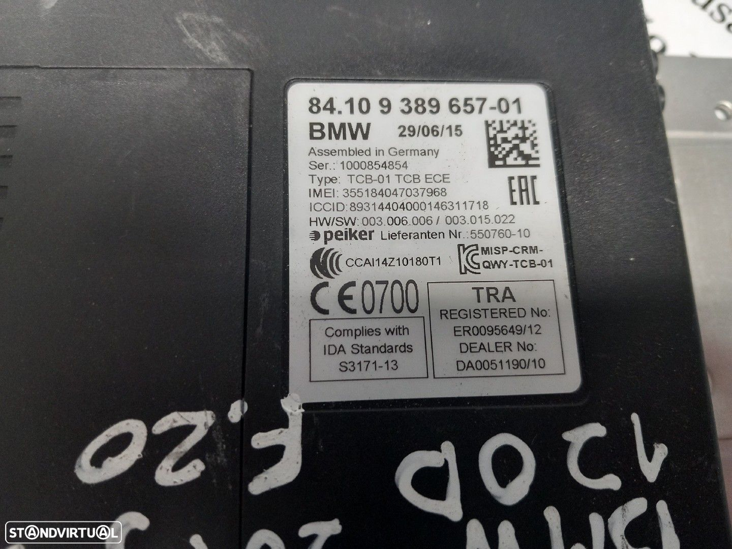Módulo Eletrónico Bmw 1 (F20) - 3