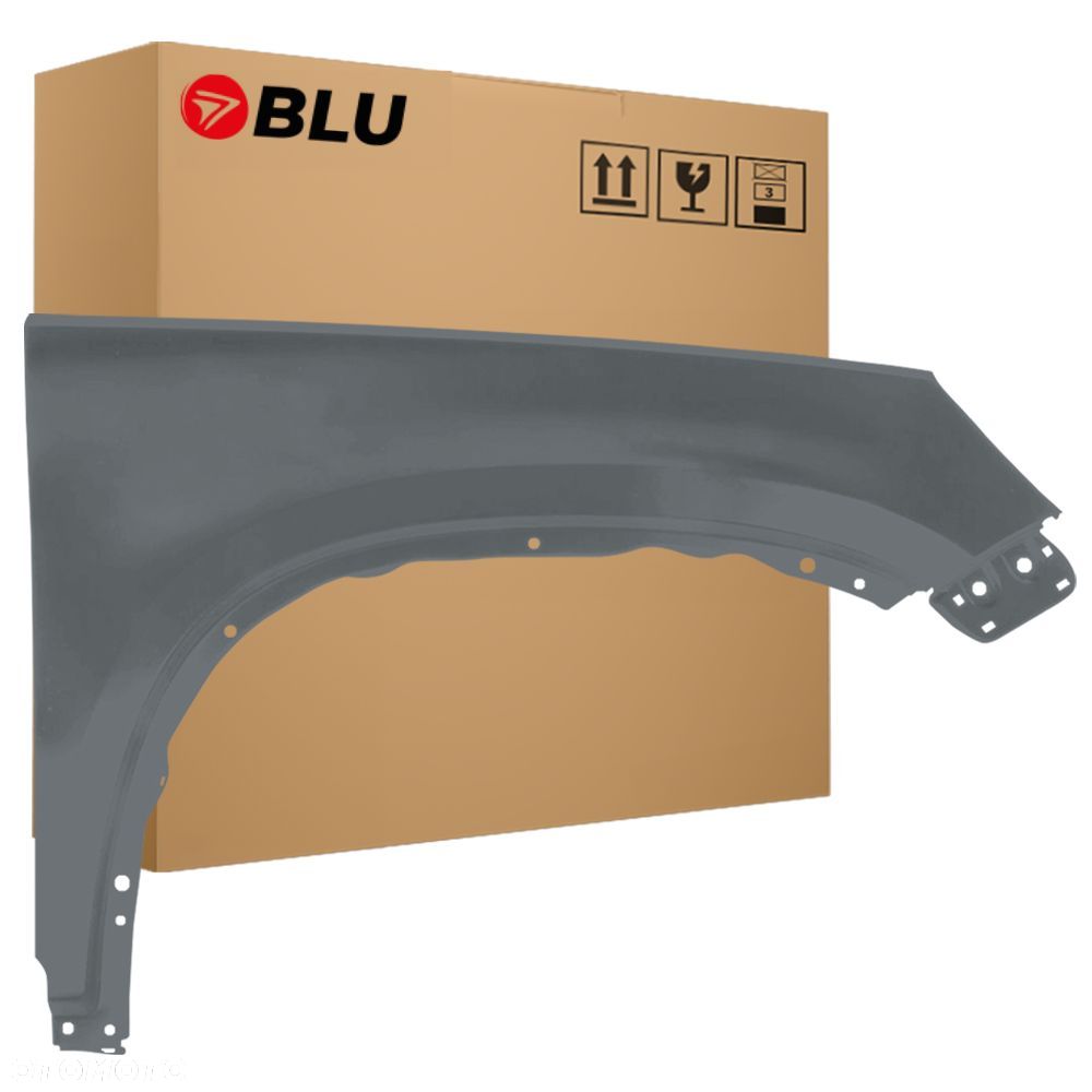 BLU Błotnik VOLKSWAGEN VW TIGUAN 1 I 5N LR7N prawy szary 2007-2016 przód MountainGrau - 1