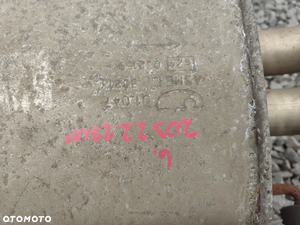 MERCEDES W203 C-klasa 2.2 CDI Tłumik Końcowy Wydech Bez Rdzy - 4