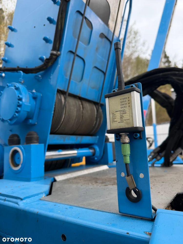 KLAAS 21/31TSP Dźwig Dekarski żuraw zwyżka podnośnik 31m. udźwig 1800kg max. Silnik Yanmar 3cyl. Dźwig Sterowany całkowicie zdalnie z pilota. Do 3,5 tony Transportowanie samochodem osobowym! Podwieszana oś Hydr. Własny Napęd Hydr. na 2 koła w terenie. Maszyna jak Nowa 2,5 tyś mtg. 2013r. Po serwisach Dekra BMWT. Sprowadzona z Norwegii. Nie różni się od nowej z salonu. Pełna Hydraulika w maszynie. Najbogatsza wersja. OKAZJA 230volt. Zero zużycia! - 7