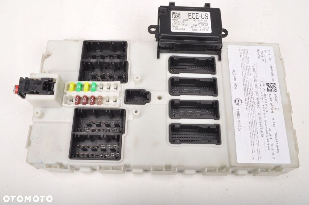 BMW F20 SKRZYNKA MODUŁ BSI 6843901 - 1