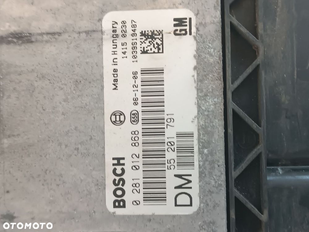 OPEL 0281012868 STEROWNIK SILNIKA KOMPUTER 55201791 - 4