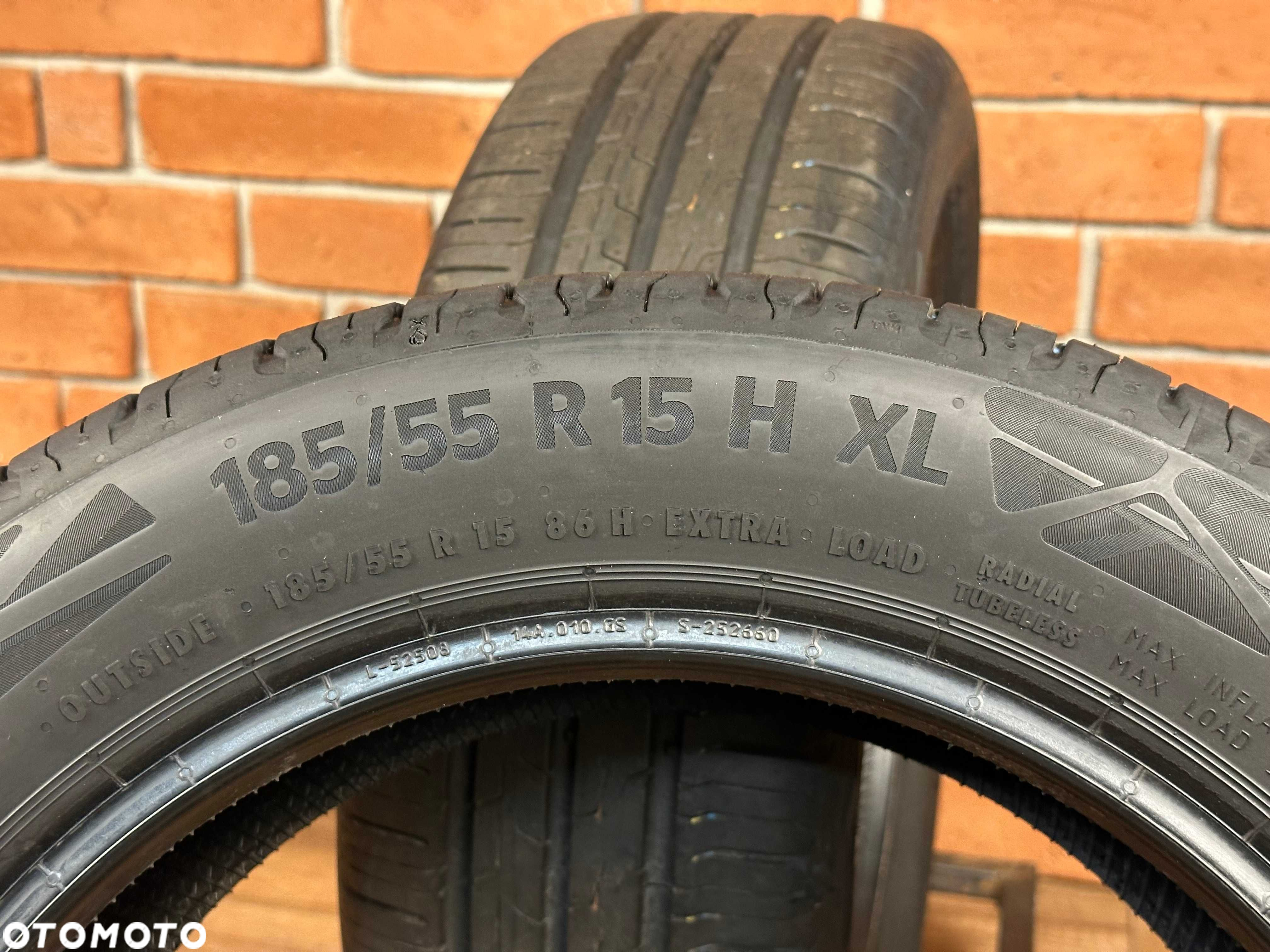 1x Continental EcoContact 6 185/55R15 86H XL 2023 NOWA - 6