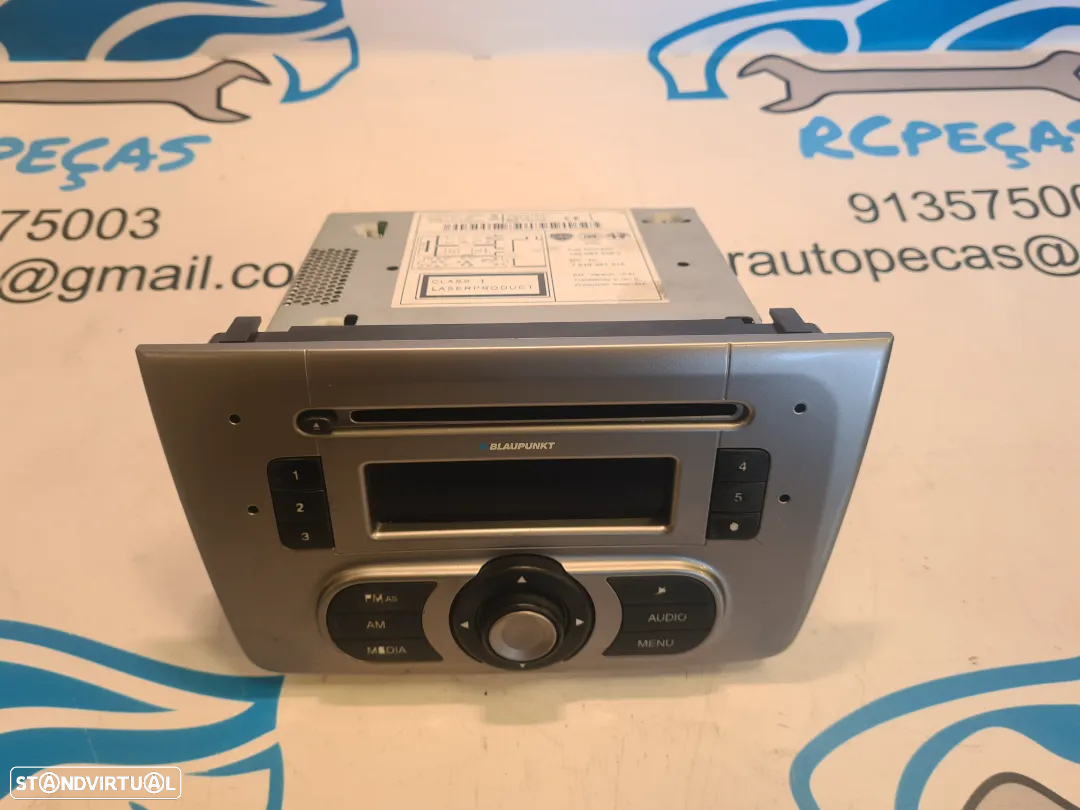 DISPLAY COMANDOS PAINEL CONTROLO RADIO AUTORADIO LEITOR CD BLAUPUNKT 1560873490 7648361316 ALFA ROMEO MITO 955 1.6 JTDM 120CV 955A3000 - 4