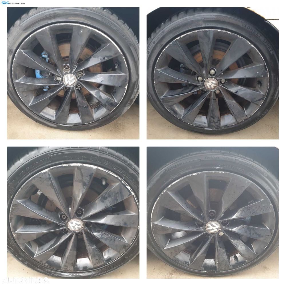 Set 4 Jante Janta Roata Roti Aliaj 235 40 18 R18 Skoda Octavia 3 2013 - 2020 [K9988S] - 1