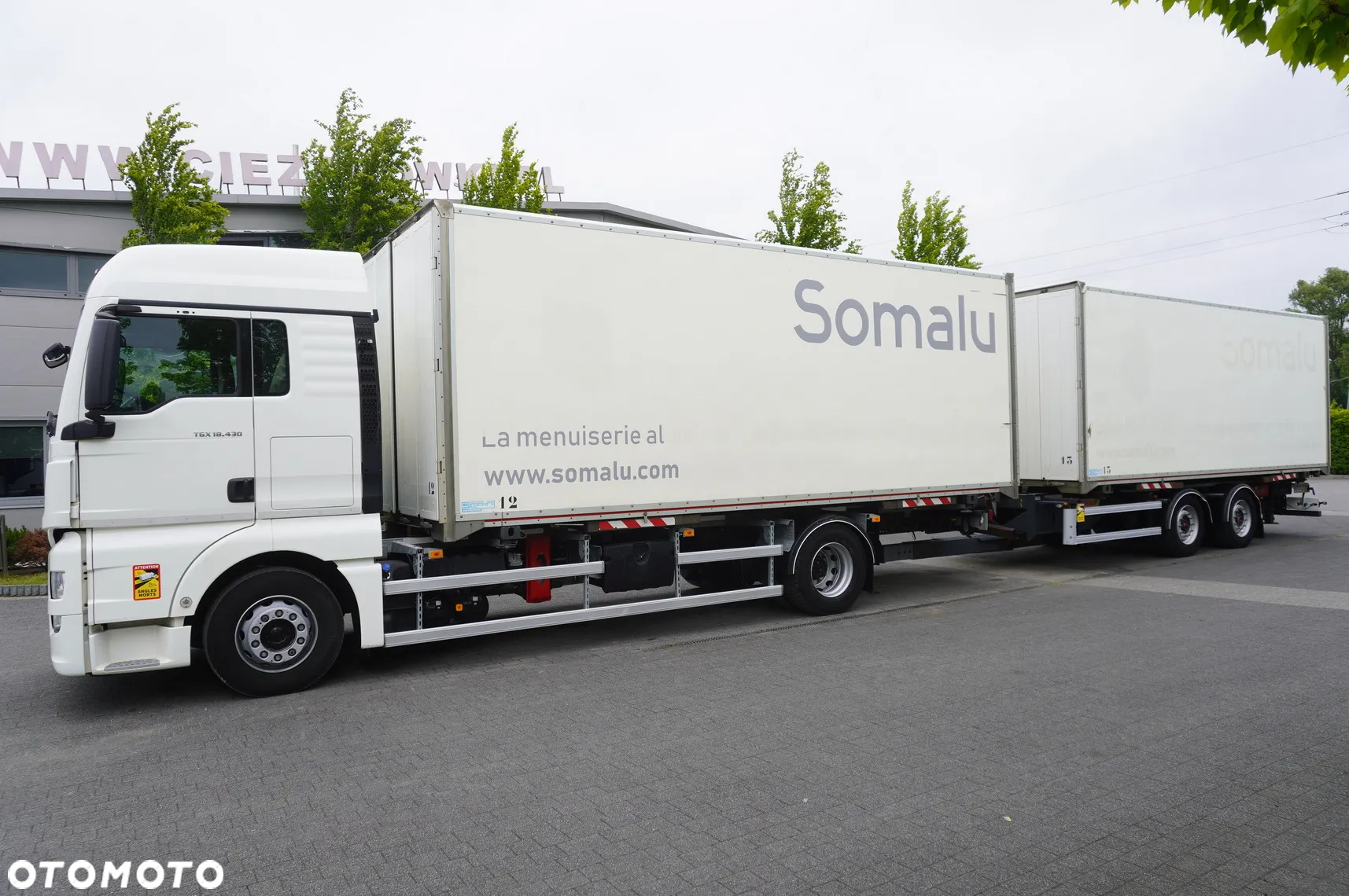 MAN TGX 18.430 / Kontener 18 EPAL / Przyczepa Fruehauf 18 EPAL / 2021 - 2