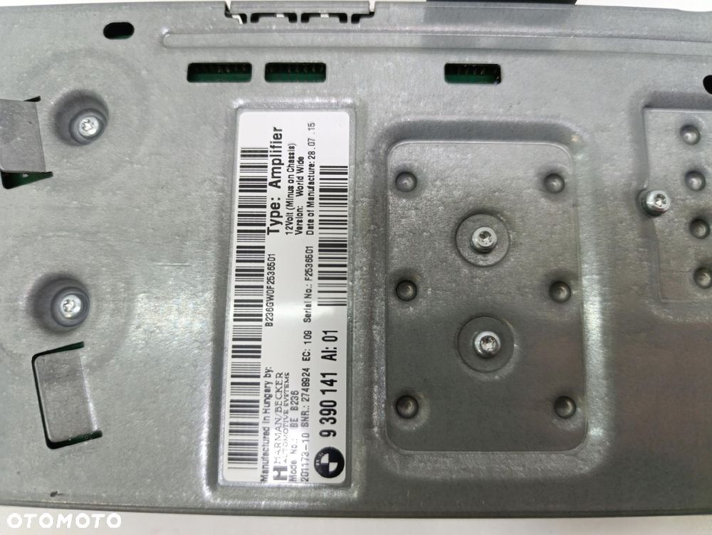 BMW G11 G12 WZMACNIACZ TOP HIFI HARMAN 9390141 - 2