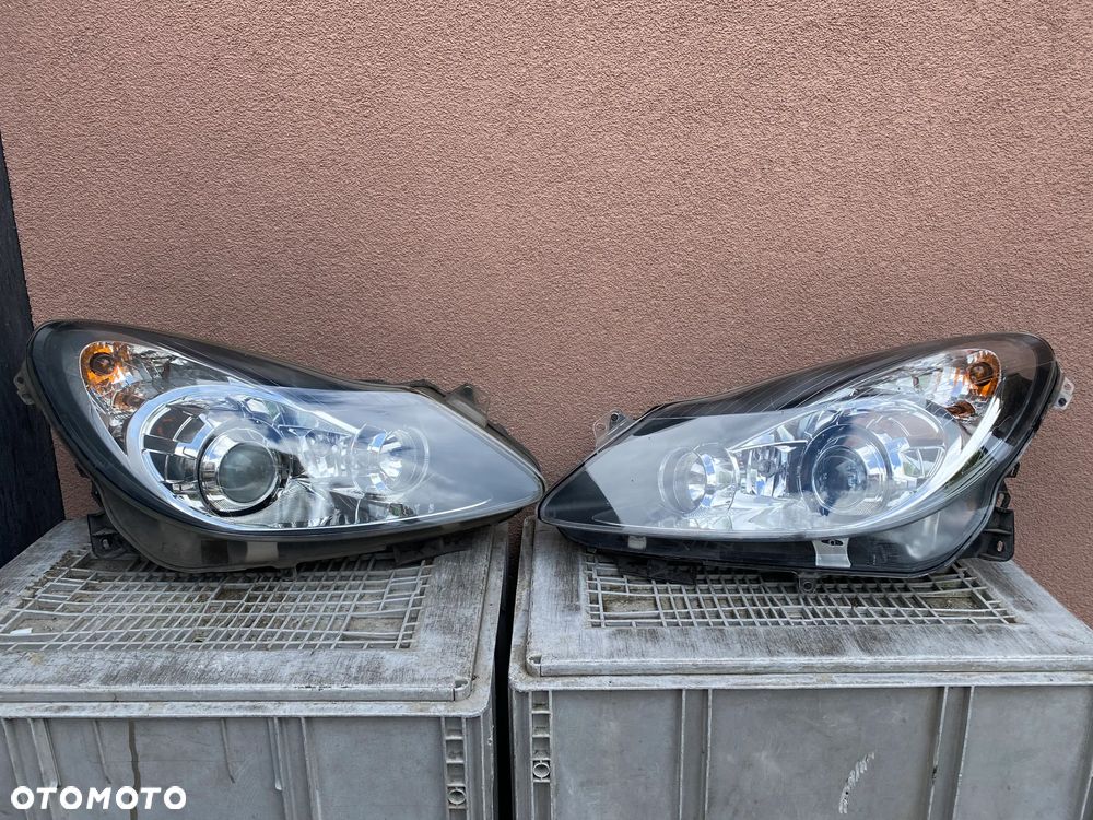 lampy opel corsa d opc przed liftem soczewki H7 komplet  eu całe - 1