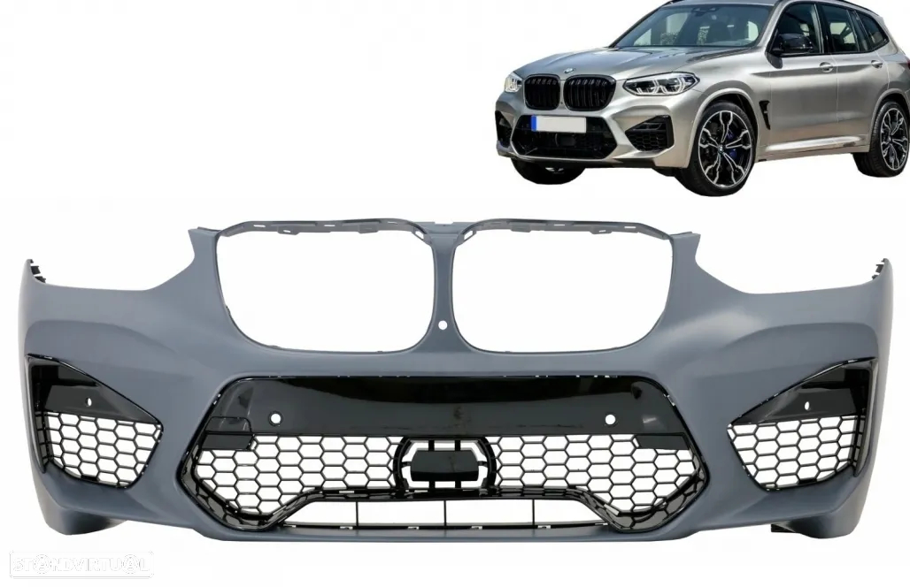 Para-choques Bmw X3 G01 X4 G02 (2017 em diante) Look M - 7