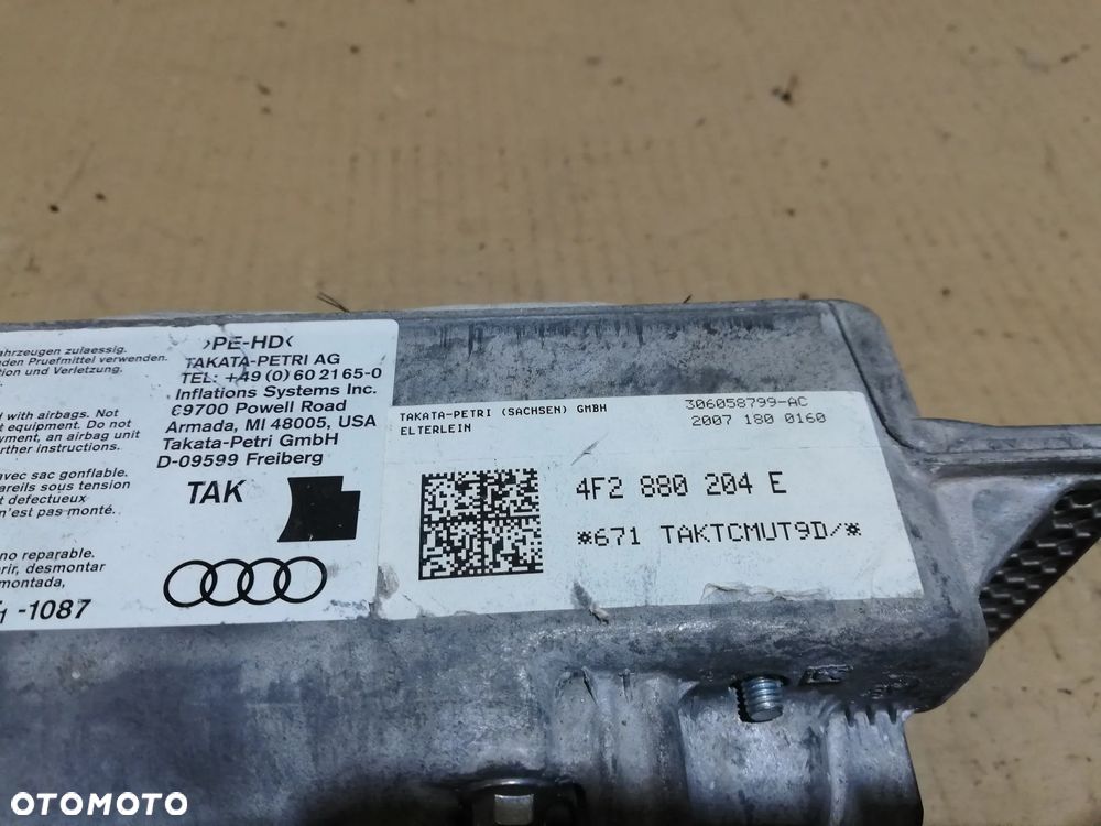 PODUSZKA PASAŻERA AUDI A6 C6 4F2880204E - 3