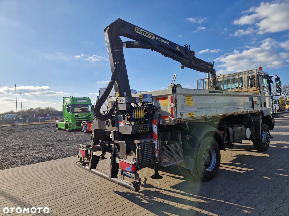 MAN TGM 18.290 E5 / WYWROTKA MEILLER + HDS/ 4x4 / HDS PALFINGER PK 11001-K DŻWIG CHWYTAK BUDOWLANKA - 6