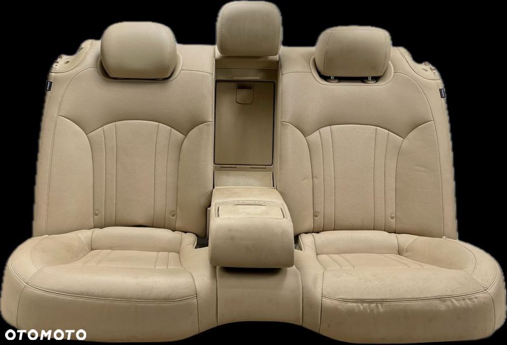 O1 HYUNDAI GENESIS G80 2013 - KANAPA TYŁ AIRBAG GRZANA SKÓRA BEŻOWA WYB - 4