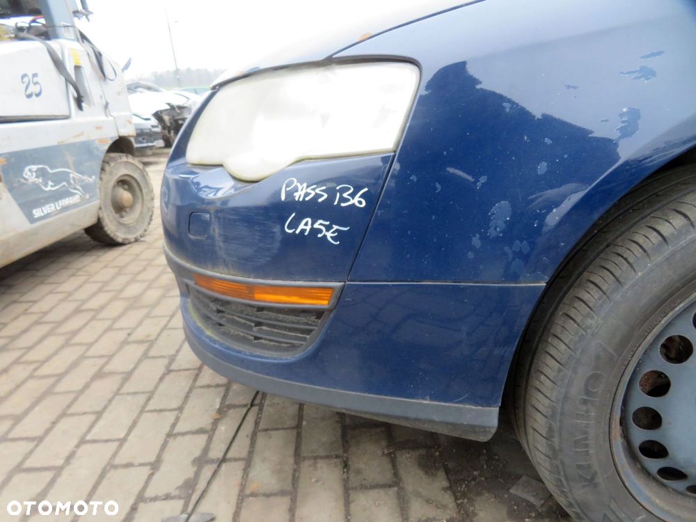 ZDERZAK PRZEDNI PASSAT B6 LA5E  GRANATOWY VOLKSWAGEN 2005-2010 - 4