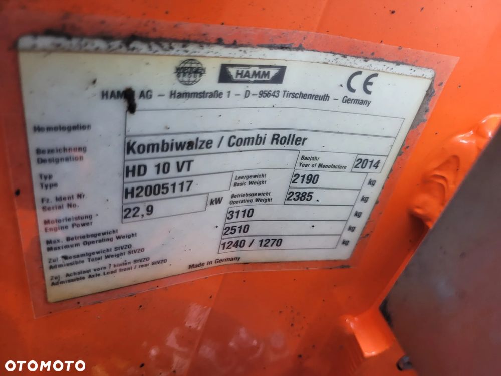 Hamm HD 10 VT - 15