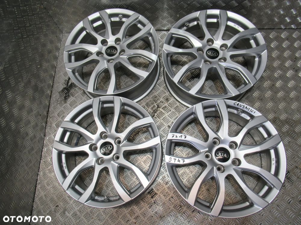 Felgi Kia Ceed ProCeed Sportage Soul Venga Carens Niro 7Jx17 et47 5x114,3 CZUJNIKI - 1