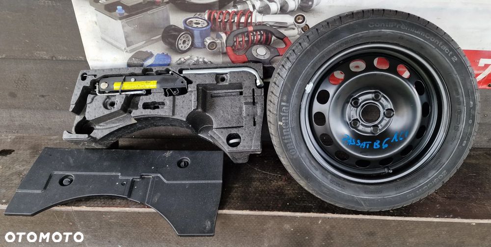 KOŁO ZAPASOWE 16" 205/55 R16 + ZESTAW NAPRAWCZY VW PASSAT B6 - 2