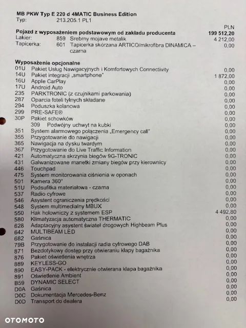 Mercedes-Benz Klasa E 220 d 4-Matic Business Edition - 19