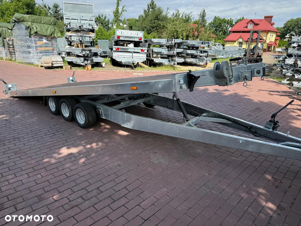 TEMARED Przyczepa CARKEEPER 5820/3 3,5T Platforma 565x209 cm 3 osie DMC 3500kg uchylana hydraulicznie OKAZJA WYPRZEDAŻ!