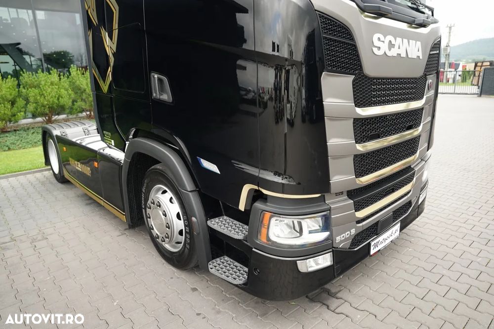 Scania S 500 / RETARDER / PLATĂ JOSĂ / MEGA / REZERVORE DE COMBUSTIBIL 1.400 L / I-PARK COOL / DUPĂ CONTRACT DE SERVICE GOLD / - 11