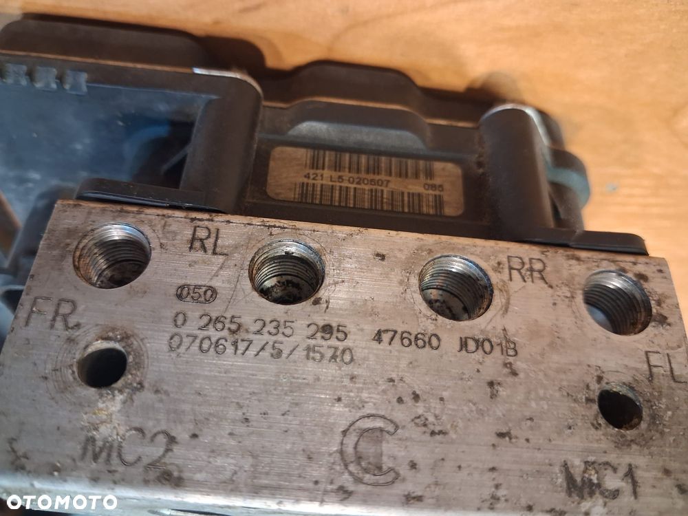 Pompa ABS NISSAN QASHQAI J10  1.5 DCI  0265235295   0265950616  OE - 2