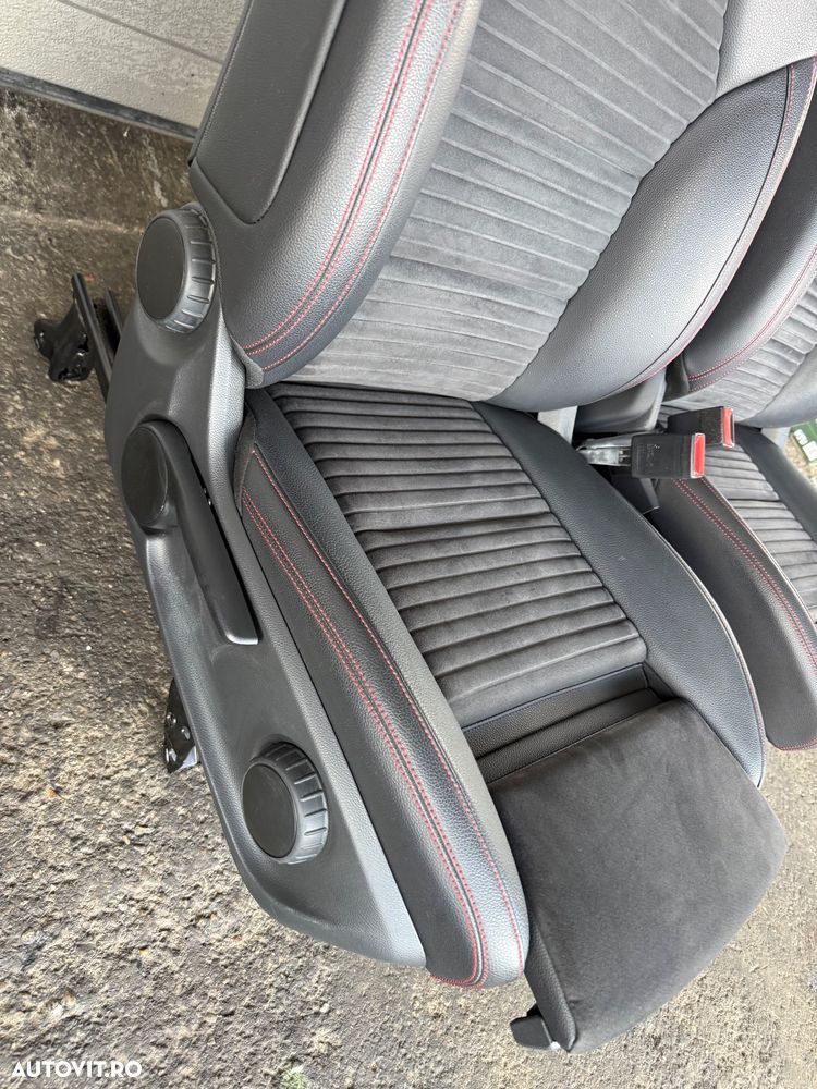 Set Scaune Față Sport Mercedes B-Class W246 (2017) Pachet AMG – Încălzite, Piele + Alcantara Recaro - 4