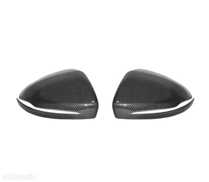 CAPAS DE ESPELHOS RETROVISORES MERCEDES W222 W205 14-18 CARBONO - 2