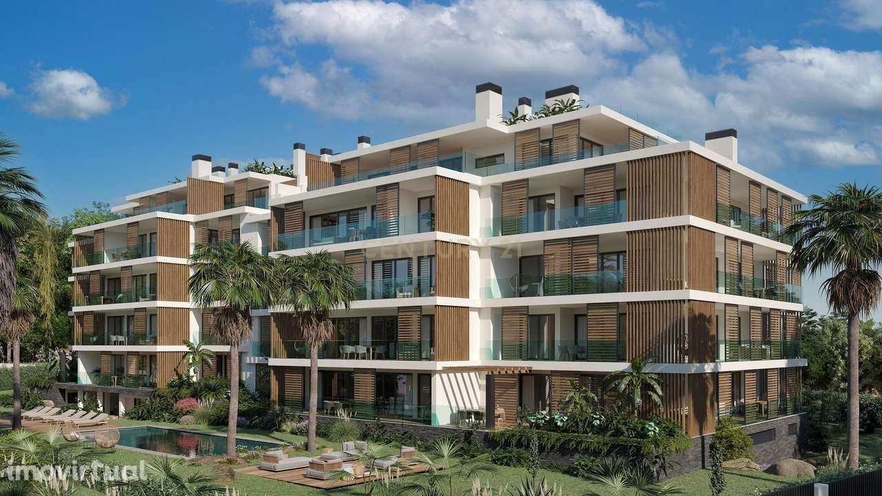 Apartamento T4 Penthouse com piscina privativa e vista Mar, em Condomí - Grande imagem: 3/27