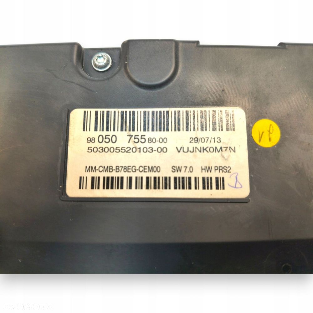 LICZNIK ZEGARY 9805075580 Citroen C4 Picasso II 1.6 HDI E-HDI Diesel europa - 2