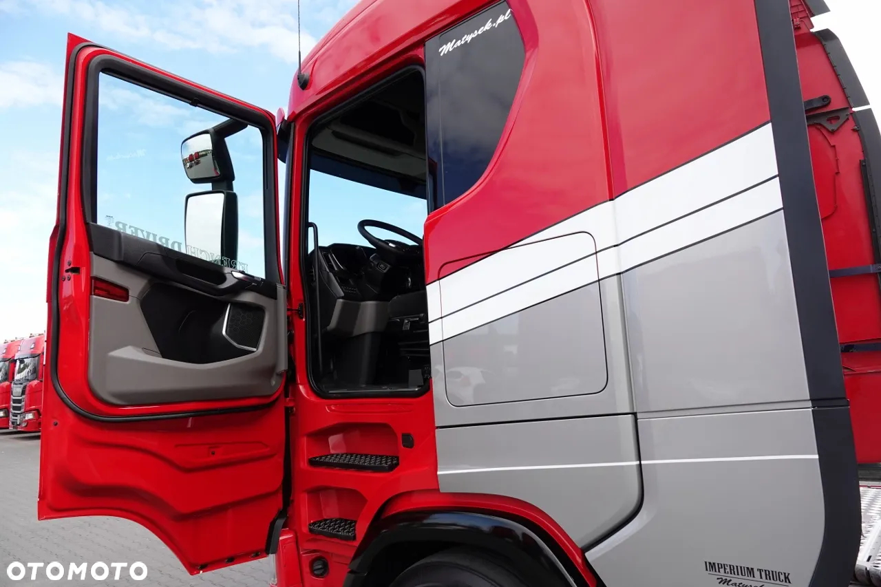 Scania S 500 / RETARDER / HYDARAULIKA / PRZÓD NA PODUSZKACH / KLIMA POSTOJOWA / ALUFELGI / OPONY 100% / PO KONTRAKCIE SERWISOWYM / SPROWADZONY - 22