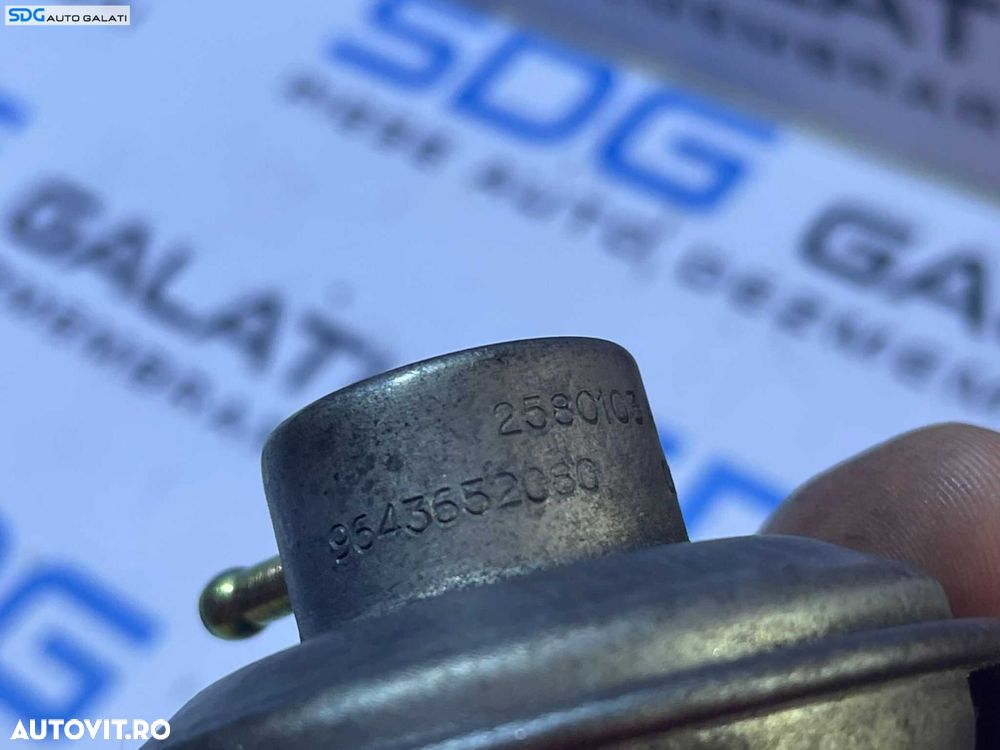 Supapa Valva EGR Citroen Jumpy 1 2.0 HDI 1995 - 2004 Cod 9643652080 - 5