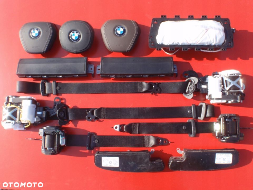 BMW 5 6 G30 G31 G32 DESKA KONSOLA KOKPIT PULPIT PÓŁKA PARAPET PODUSZKI AIRBAG AIR BAG PASY USA KANADA - 8