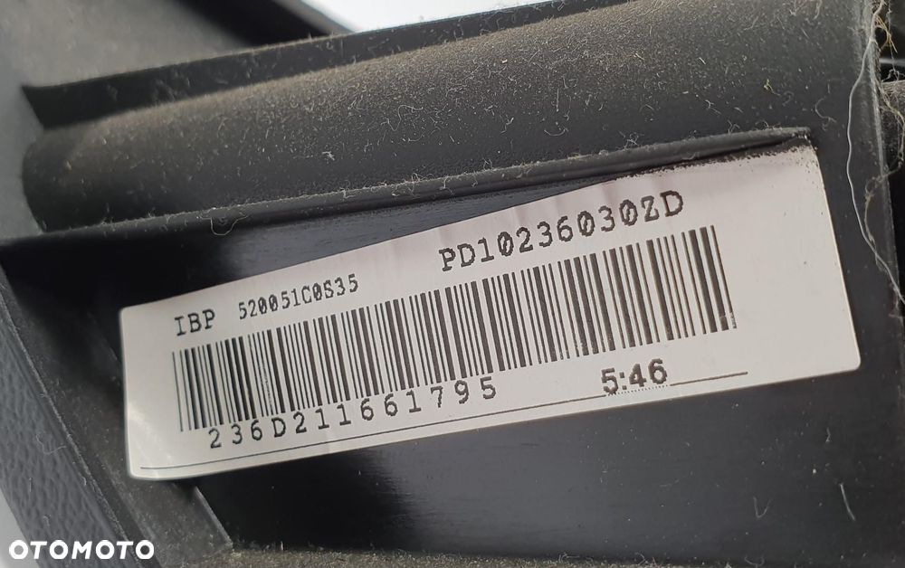 PODUSZKA AIRBAG KOLANOWA CITROEN C5 III X7 EUROPA - 5