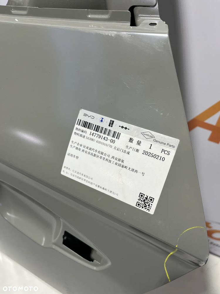 DRZWI LEWE TYŁ TYŁ BYD SEAL U DM-I 14779143-00 - 2