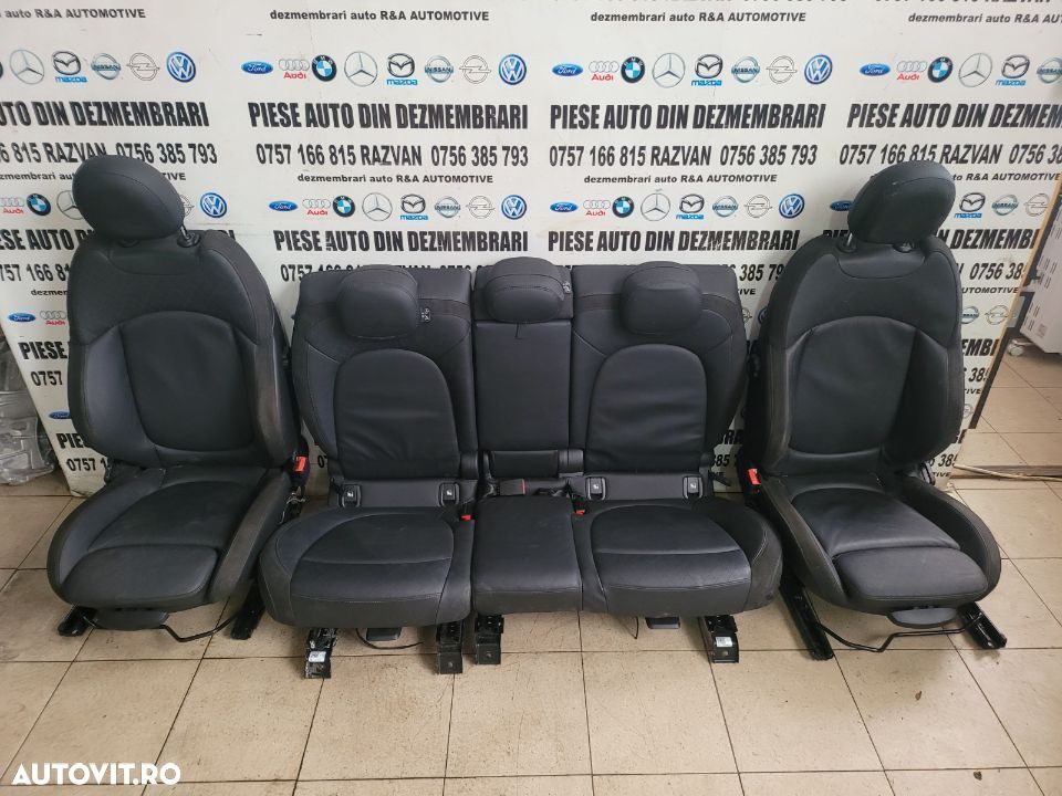 Interior Complet Scaune Fata Bancheta Mini F54 F56 Model 2 Usi Volan Stanga Impecabile - 1