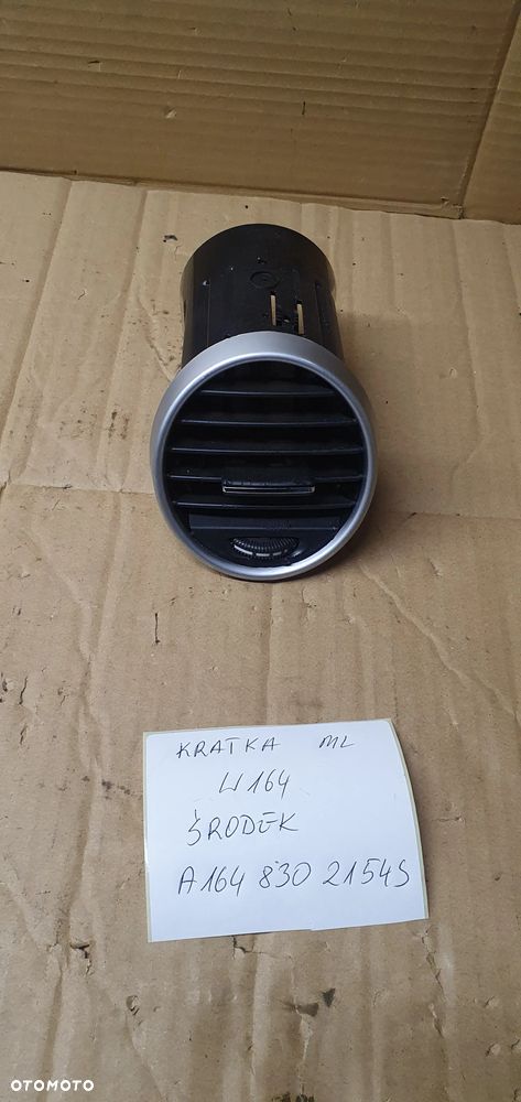 Kratka nawiewu powietrza prawa lewa środkowa Mercedes ML W164 A1648302154 - 1