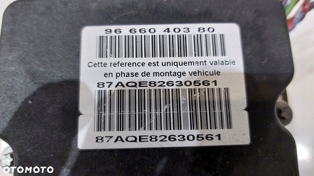 pompa sterownik abs citroen c4 picasso i 08r 9660934580 9666040380 - 5