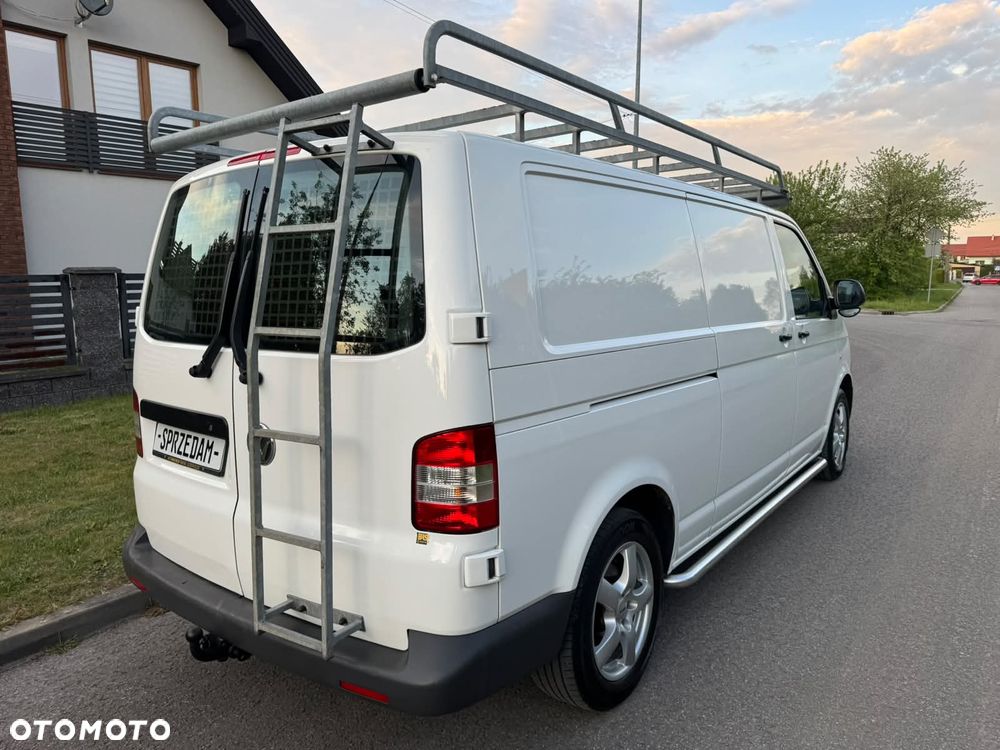 Volkswagen TRANSPORTER L2H1 LIFT Długi Klima Duże Radio Tempomat Furgon 3os. Rury - 5