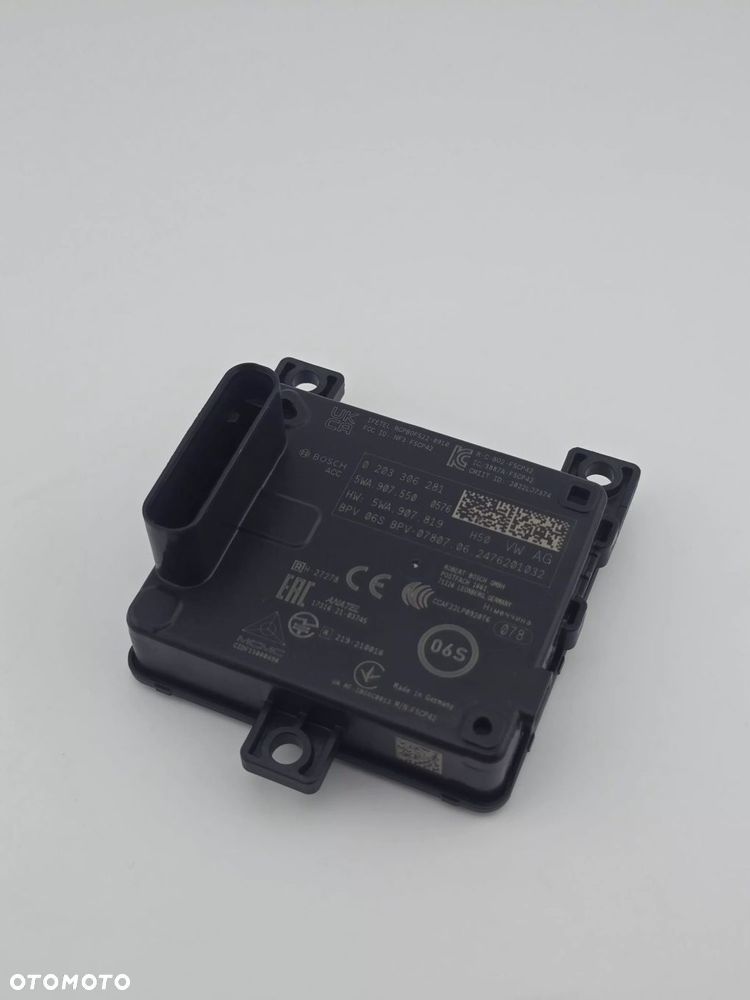 NOWY ORYGINALNY RADAR DISTRONIC ACC VW AUDI SKODA SEAT 5WA907550 0203306281 - 1