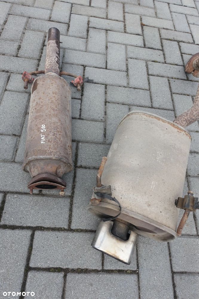 TŁUMIK KOŃCOWY FIAT 500 1.3 MJTD  10r. - 4