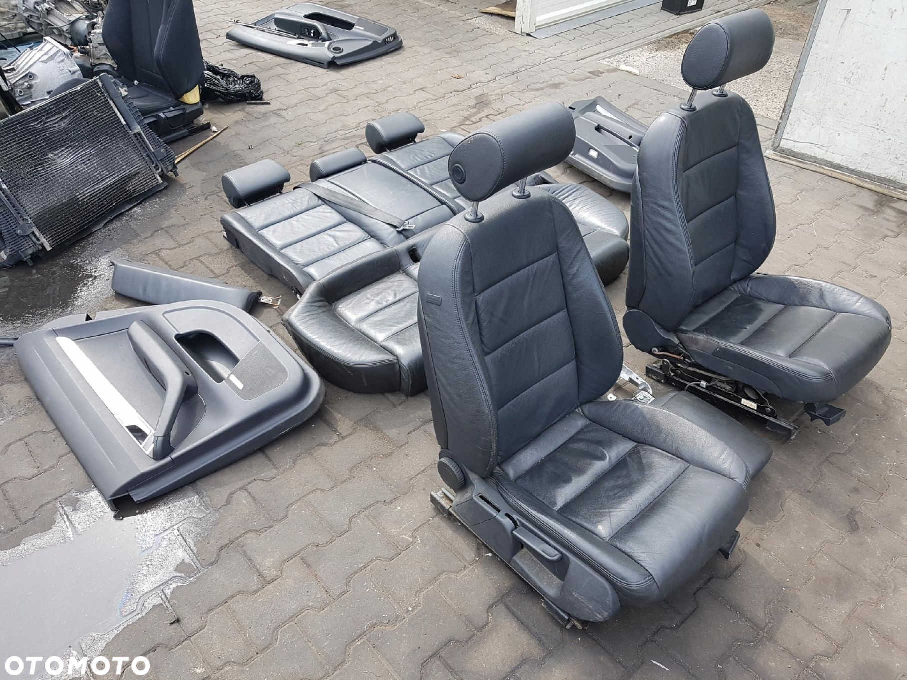 AUDI A6 C6 04-07r KOMBI FOTELE SKÓRZANE KANAPA - 3