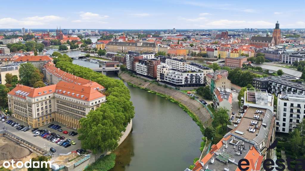 Wyjątkowy apartament nad Odrą | Taras | 3 pokoje