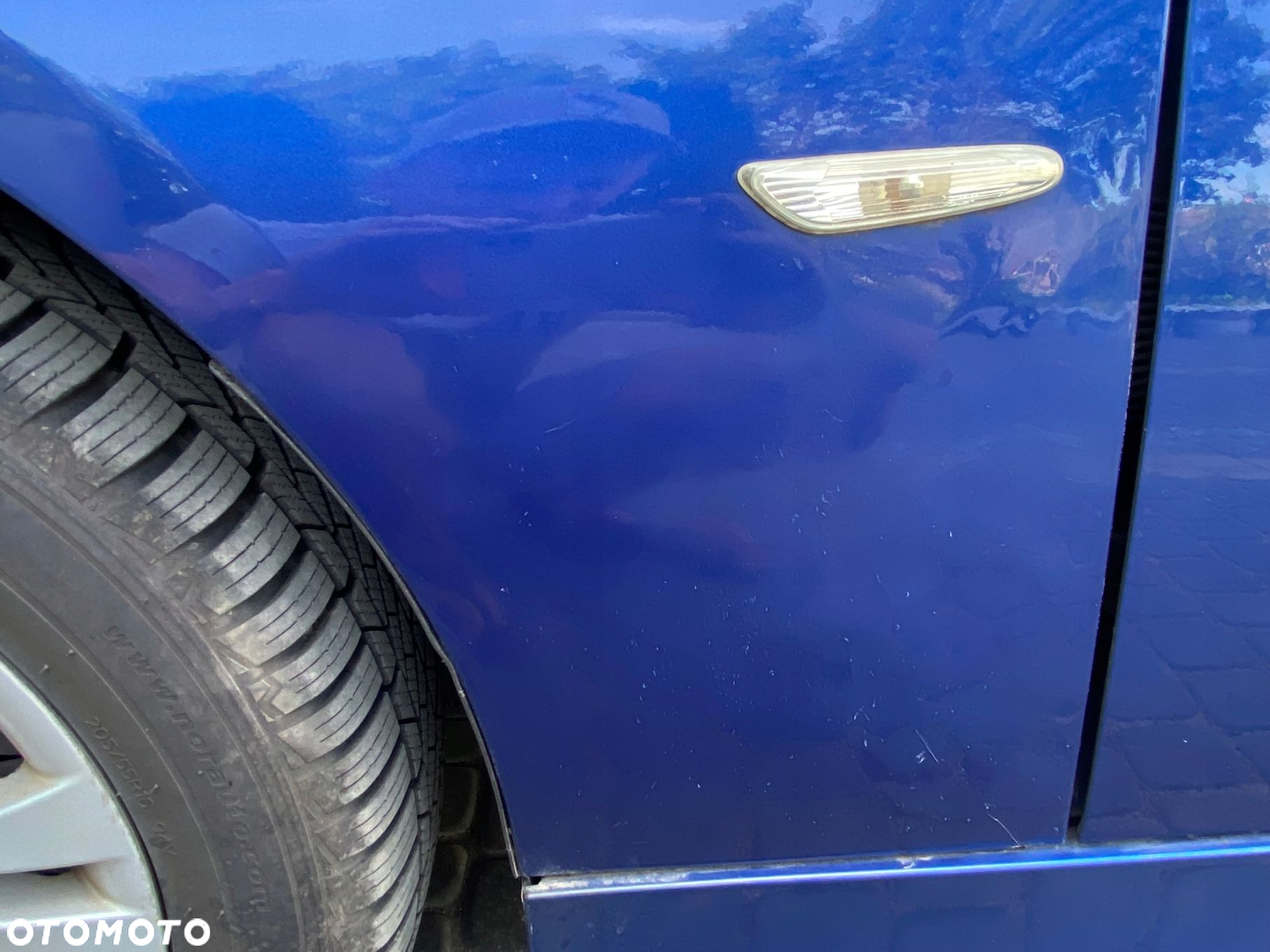 BMW E90 E91 LIFT BŁOTNIK LEWY PRZÓD MONTEGOBLAU METALLIC SCHWARZ - 4