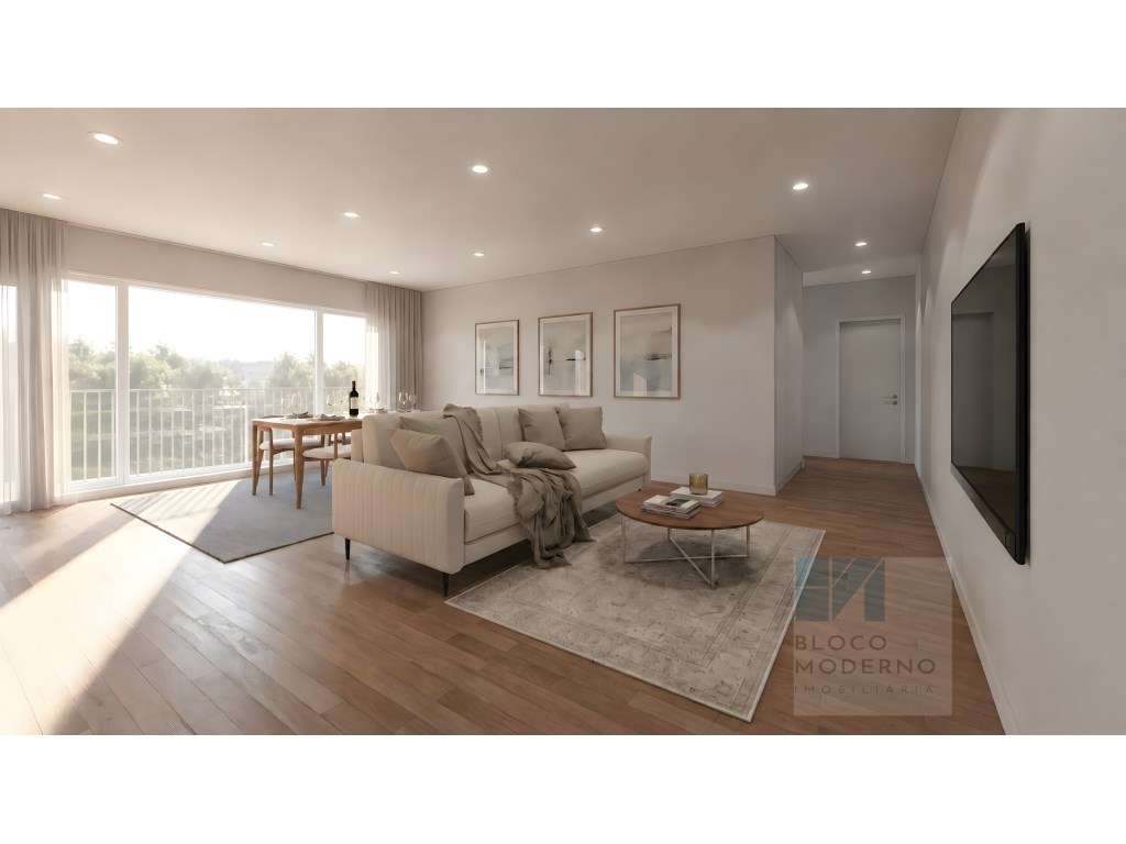 Apartamento T3 com varanda - Grande imagem: 2/14