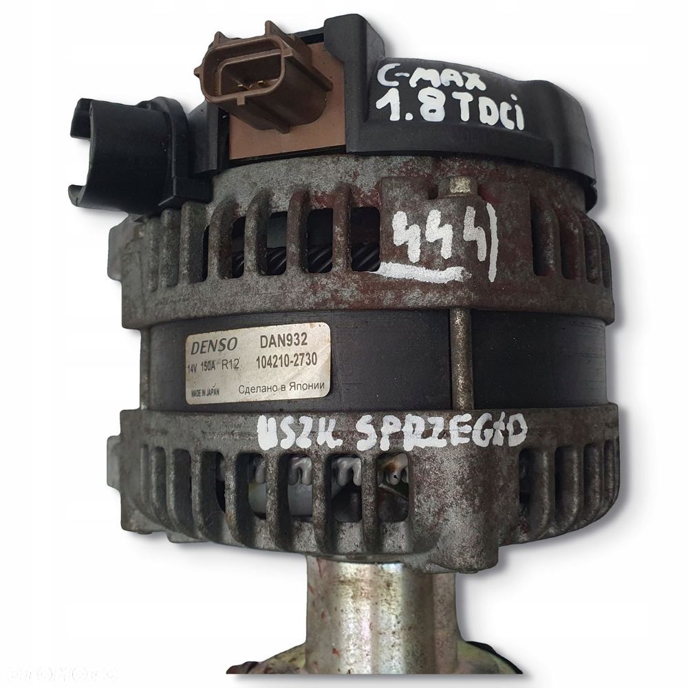 ALTERNATOR Ford Focus C-Max 1.8 TDCi denso DAN932 104210-2730 150A - 3