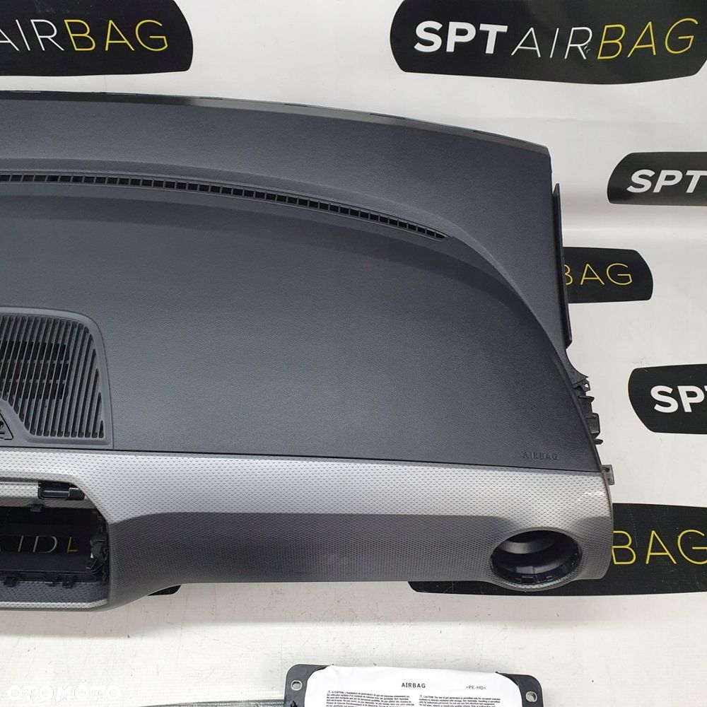 VW UP! UP DESKA ROZDZIELCZA KONSOLA KOKPIT PULPIT PODUSZKI AIRBAG AIR BAG PASY KIT SET - 4
