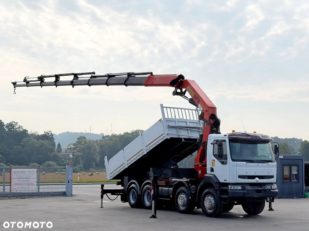 Renault KERAX 420 DCI * WYWROTKA 5,35 m + PALFINGER PK 44 002 + PILOT * 8x4 - 13