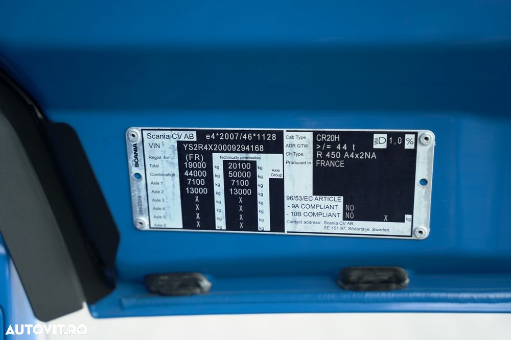 Scania R 450 / SISTEM HIDRAULIC / RETARDER / ADR AT / I-PARK COOL / JANTE DIN ALIAJ - 38