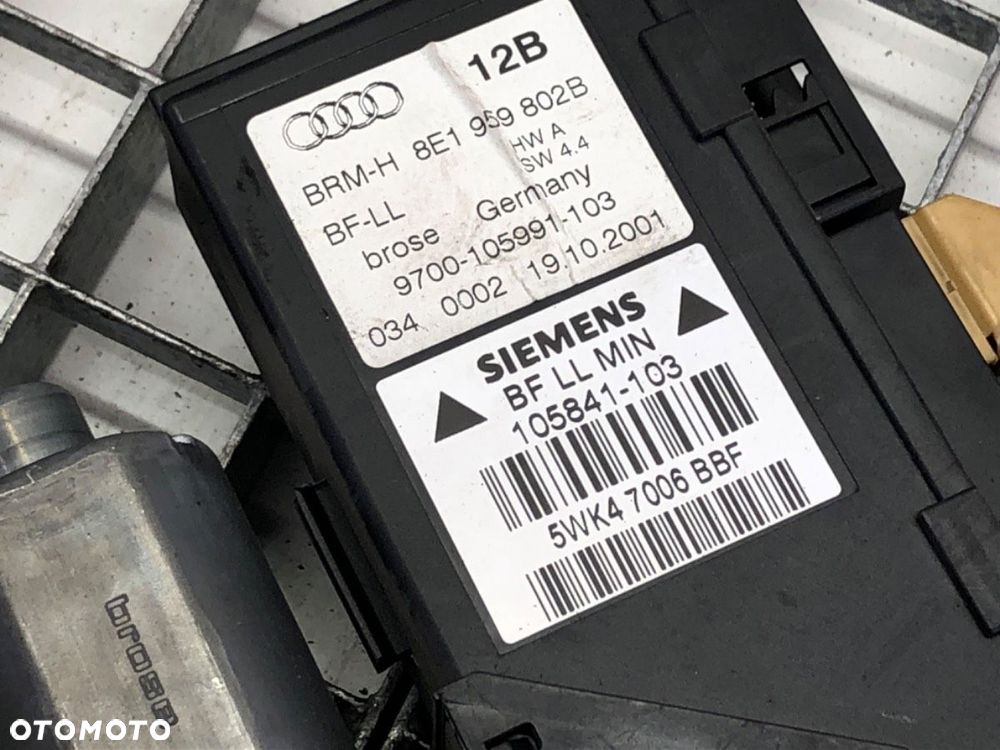 PODNOŚNIK SZYBY PRAWY PRZÓD - 86.00 PLN - AUDI A4 B6 Avant (8E5) 2000 - 2005 1.9 TDI 96 kW [130 - 6