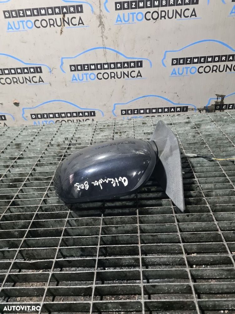 Oglinda stanga Mitsubishi Outlander Facelift 2009 - 2012 4 Usi NEGRU (803) Fara rabatare - 4