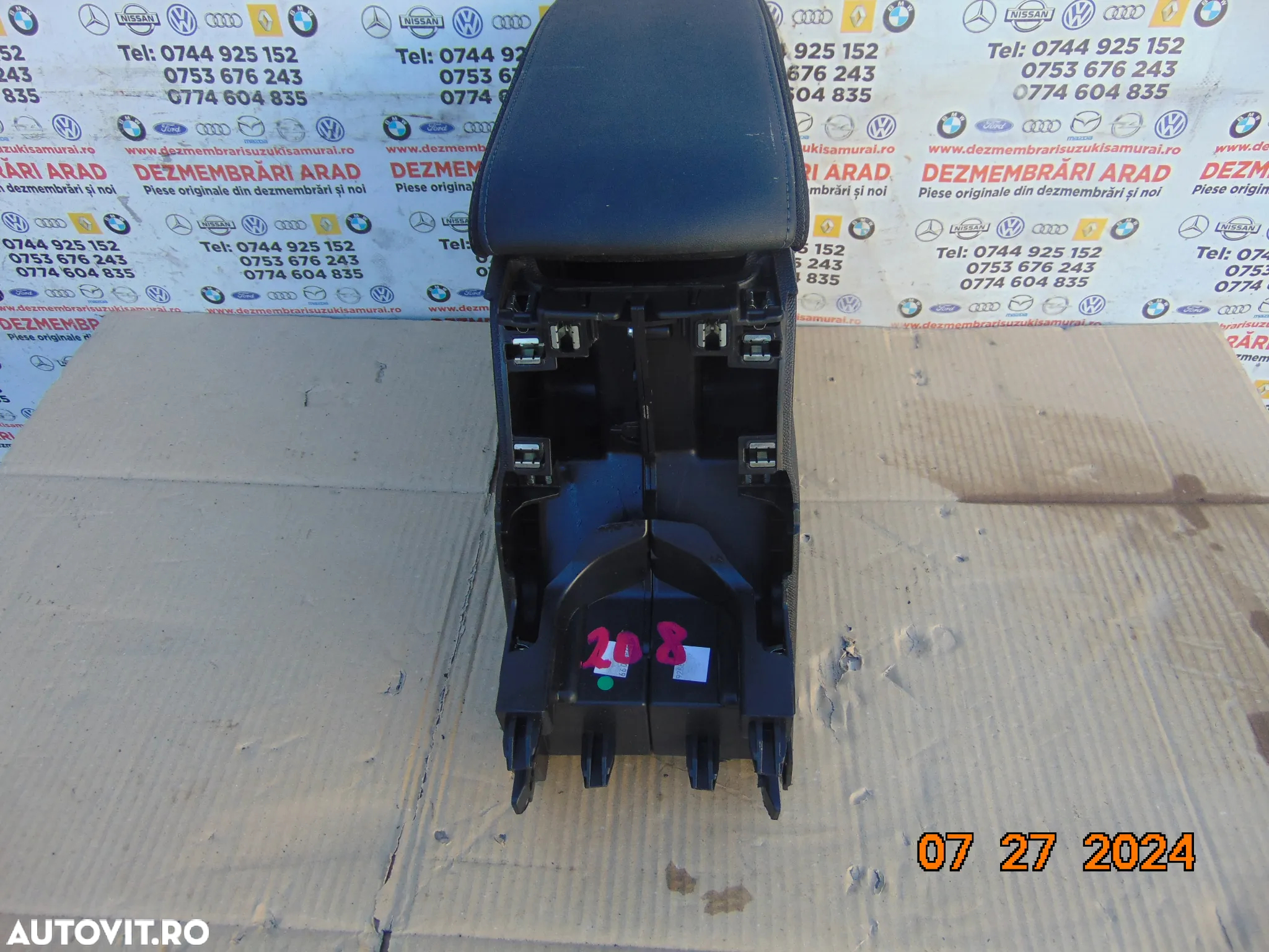 Cotiera Peugeot 208 dupa 2019 cotiera originala piele - 6